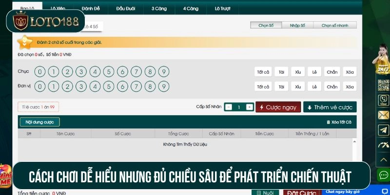 Cách chơi dễ hiểu nhưng đủ chiều sâu để phát triển chiến thuật